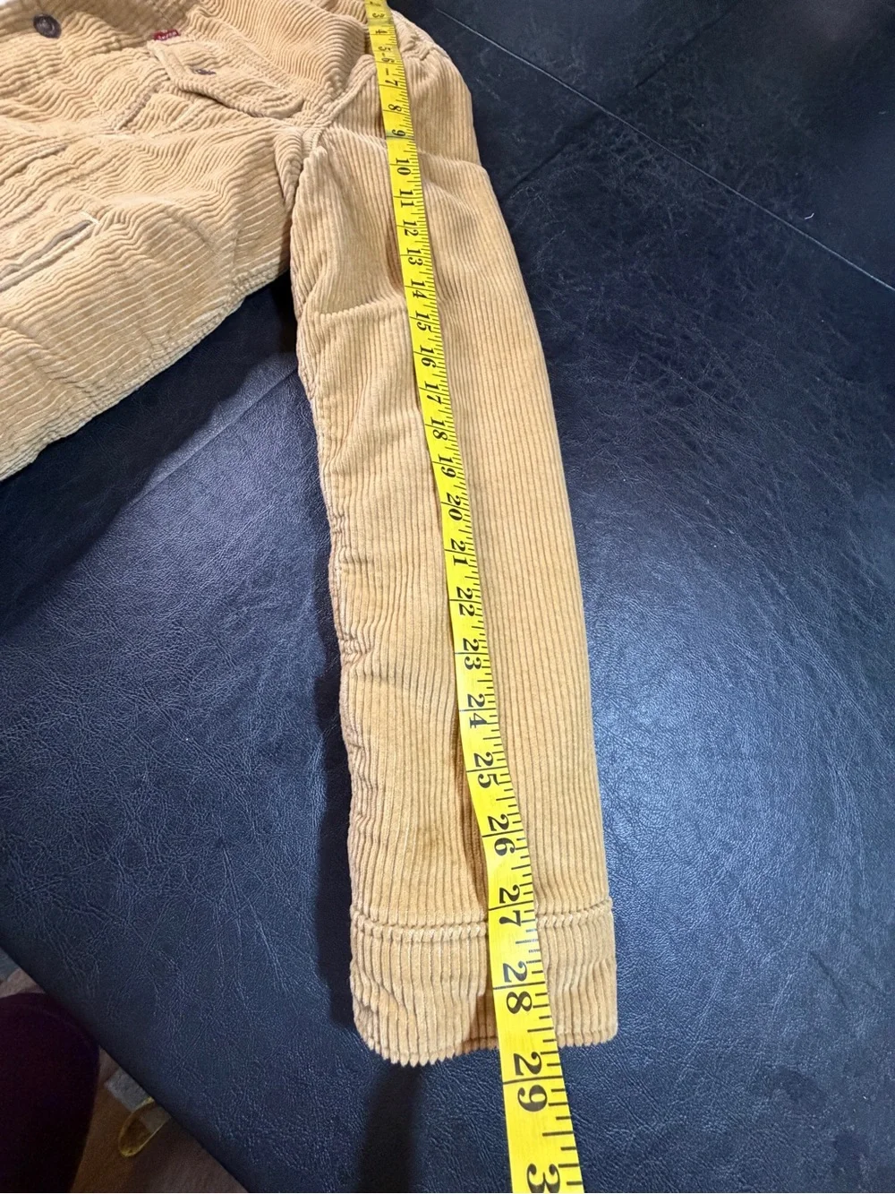 Levi’s Sherpa Lined Corduroy Trucker Jacket Tan/Camel Size M